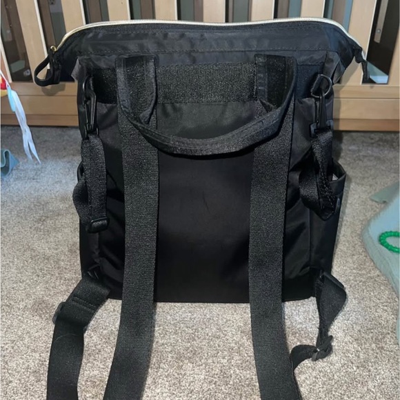 Black Pottery Barn Diaper Bag - Picture 4 of 4